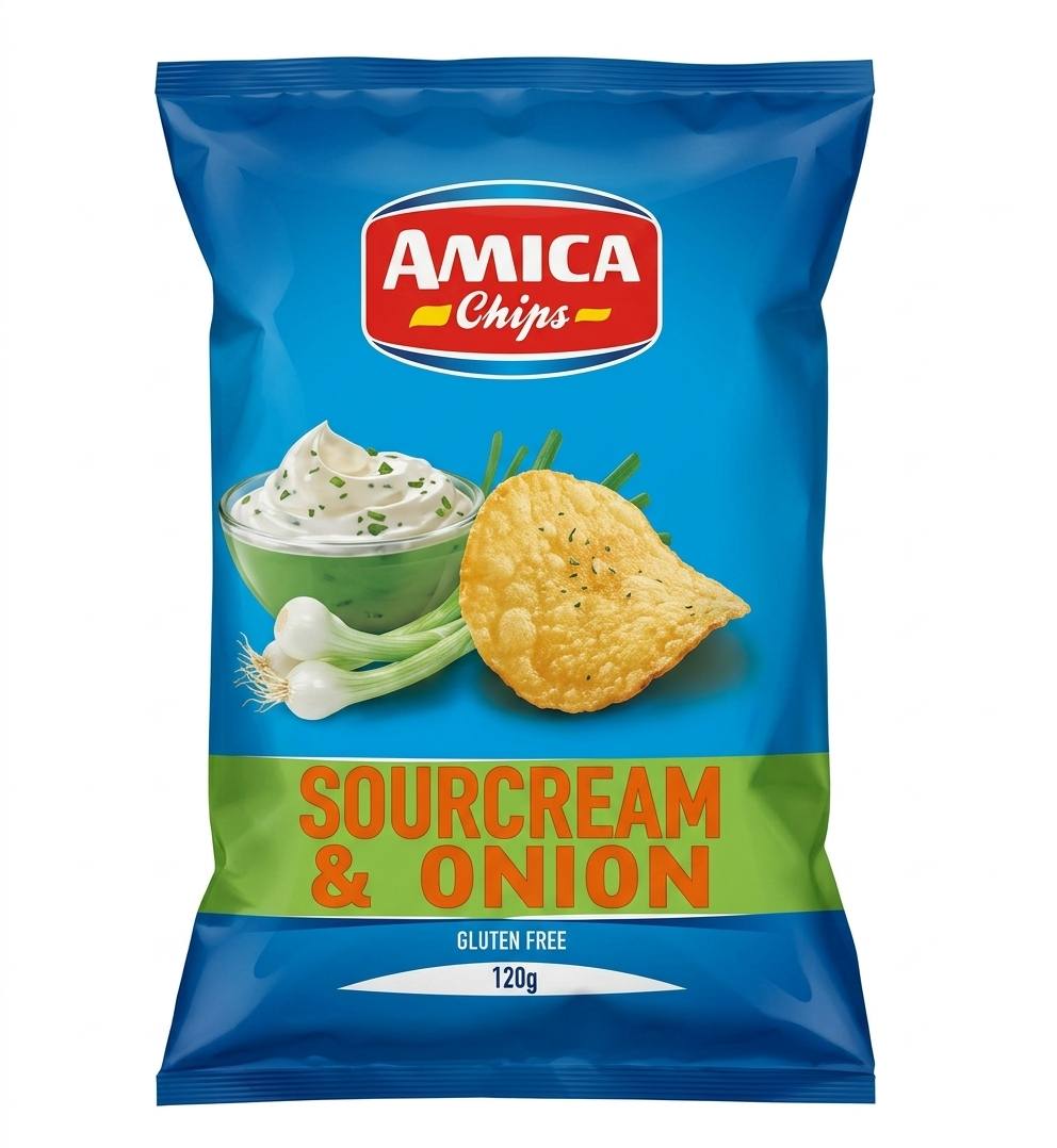 Чипси Amica Sour cream & Onion