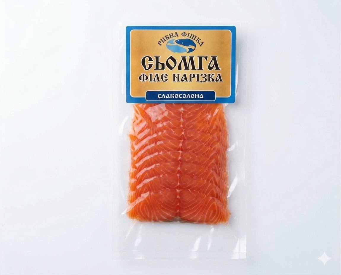 Сьомга-нарізка "Рибна Фішка"