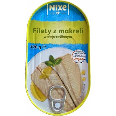 Філе макрелі скумбрії в олії Nixe