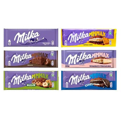Milka шоколад в асортименті