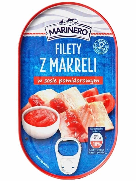 Філе макрелі в томатному соусі ж/б Marinero