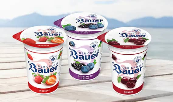 Йогурт пастеризований Bauer обезжирений