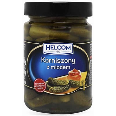 Огірки-корнішони HELCOM з медом