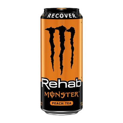 Monster energy REHAB tea + peach
