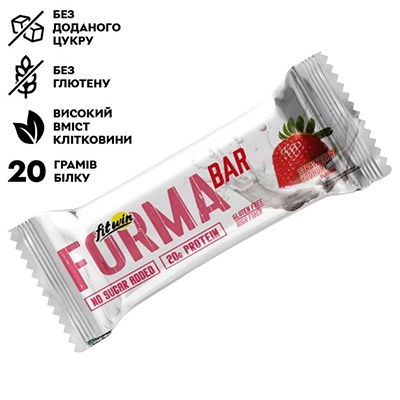 Батончик FitWin FormaBar полуничний йогурт