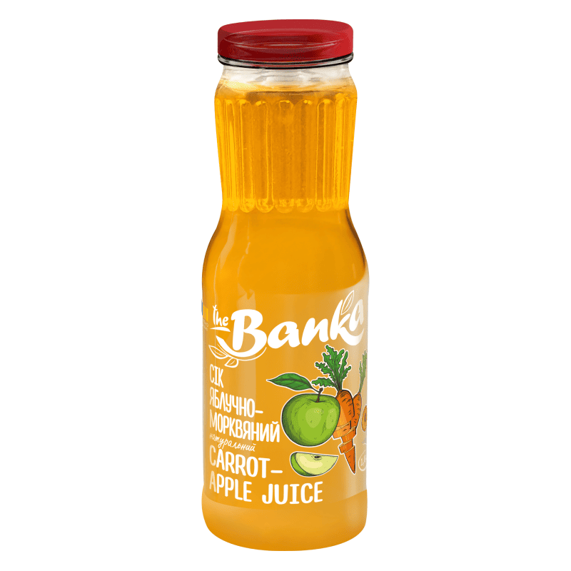 Сік "THE BANKA" яблучно - морквяний