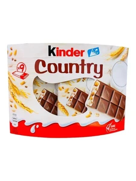 Шоколадний батончик Kinder Country 9шт